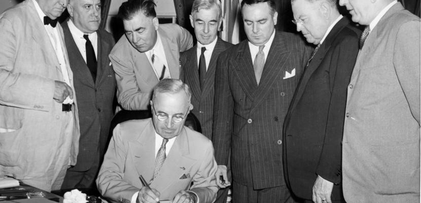 August 1, 1946 – President Trumen Signs the Atomic Energy Act, Creating the Atomic Energy Commission to Oversee Peacetime Development of Atomic Science and Technology