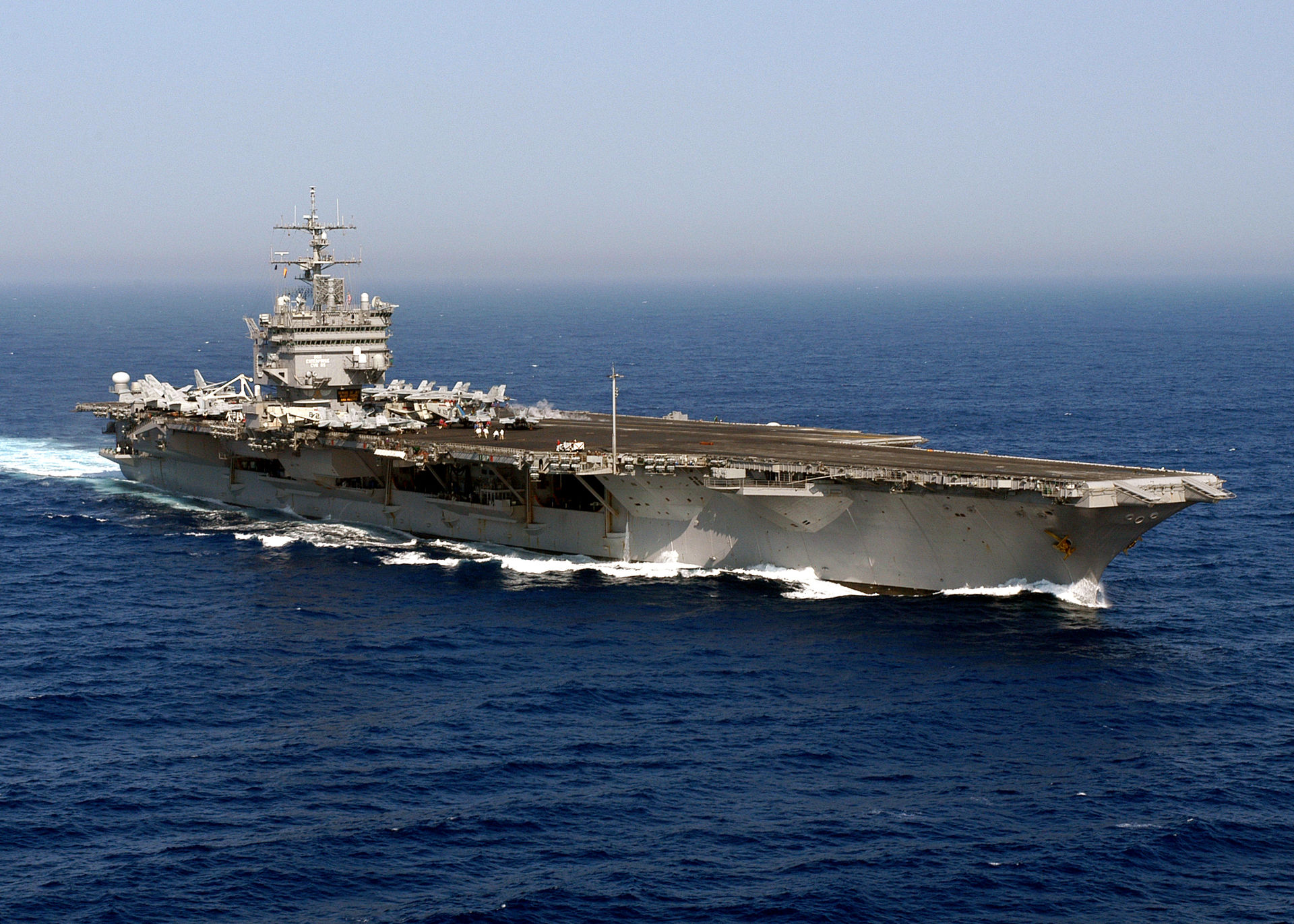 September 24, 1960 – The USS Enterprise, the First Nuclear-Powered Aircraft Carrier and the Longest Naval Vessel in the World, Is Launched. Beginning with the Construction of Enterprise, Every U.S. Navy Aircraft Carrier Has Been Nuclear-Powered and Built at Newport News Shipbuilding.
